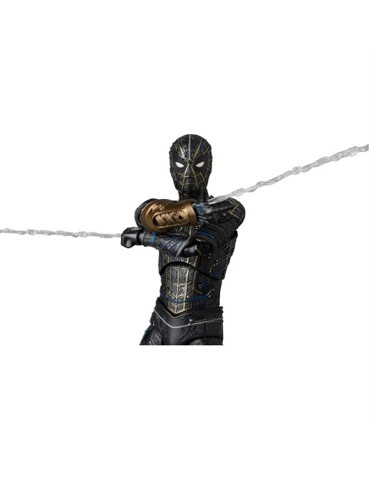 Medicom Toy MAFEX Spider-Man No Way Home Spider-Man Black & Gold Suit Version