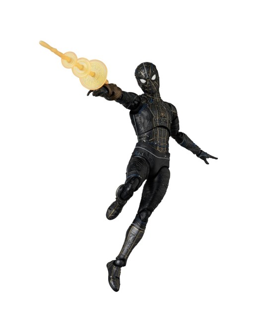 Medicom Toy MAFEX Spider-Man No Way Home Spider-Man Black & Gold Suit Version