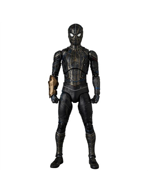 Medicom Toy MAFEX Spider-Man No Way Home Spider-Man Black & Gold Suit Version