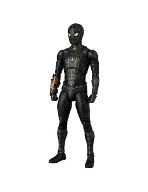 Medicom Toy MAFEX Spider-Man No Way Home Spider-Man Black & Gold Suit Version