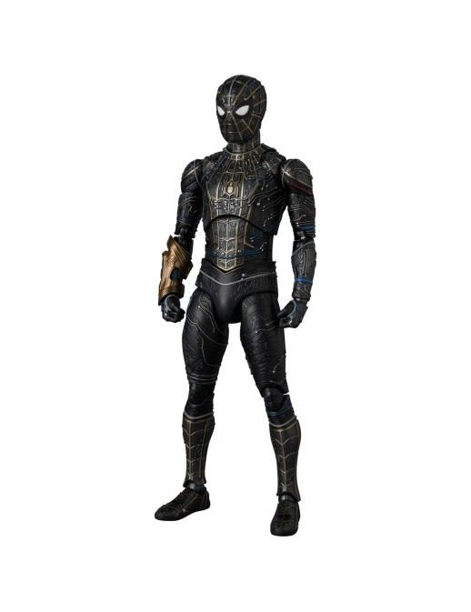 Medicom Toy MAFEX Spider-Man No Way Home Spider-Man Black & Gold Suit Version