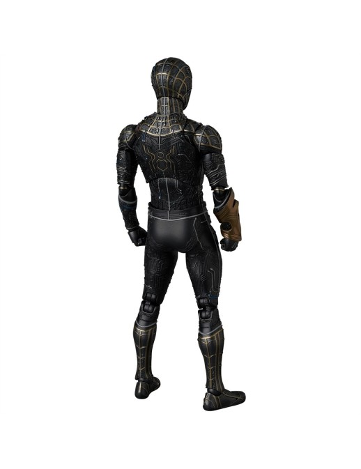 Medicom Toy MAFEX Spider-Man No Way Home Spider-Man Black & Gold Suit Version