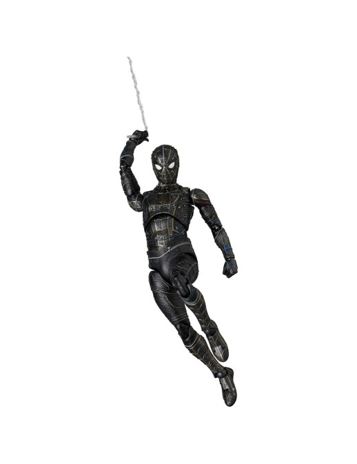 Medicom Toy MAFEX Spider-Man No Way Home Spider-Man Black & Gold Suit Version