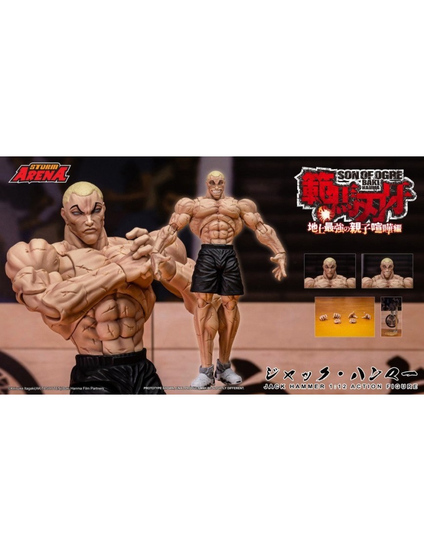 Storm Collectibles Storm Arena Baki Hanma Son of Ogre Jack Hammer