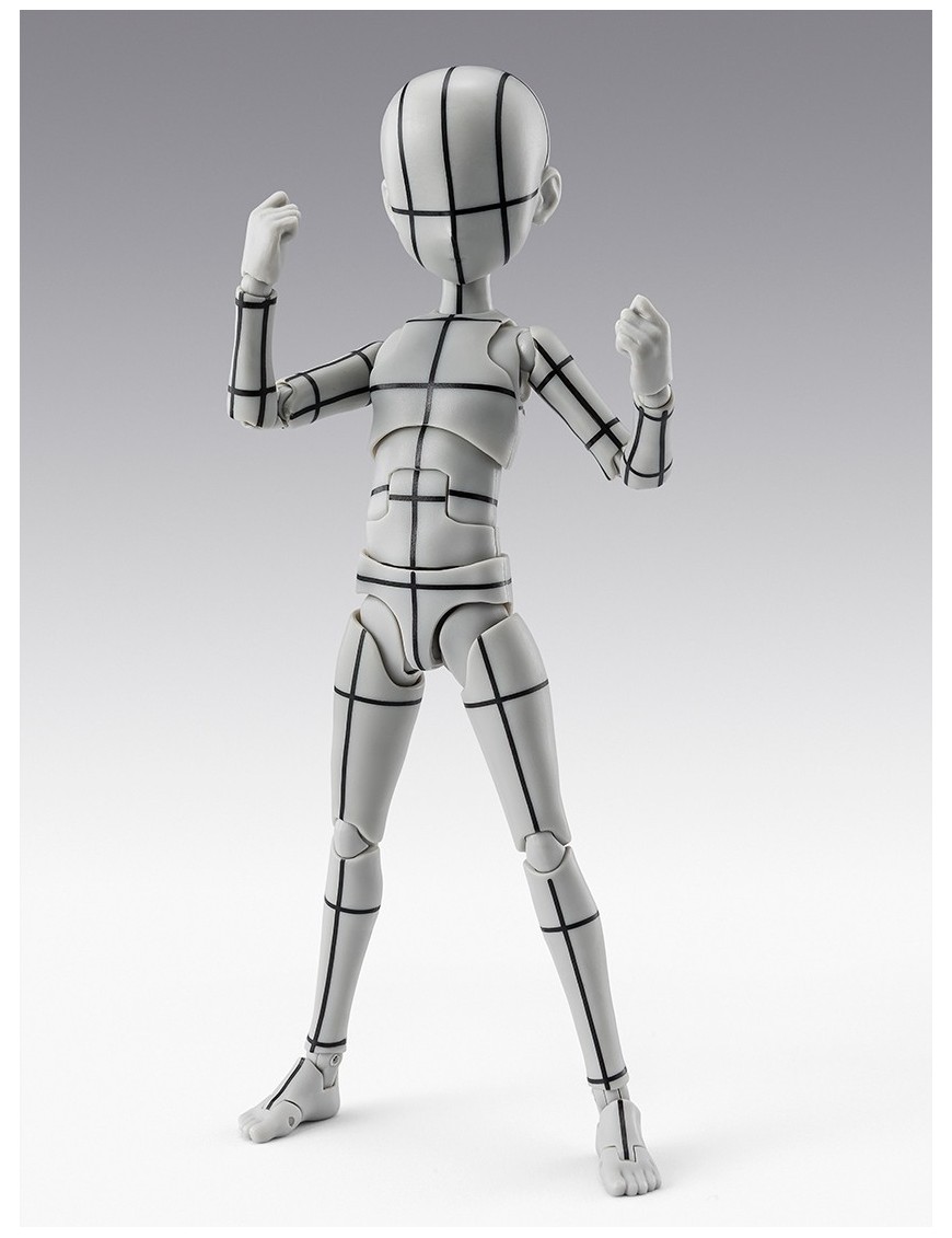 Bandai S.H. Figuarts Body-kun Sugimori Ken Wireframe Gray Color Version