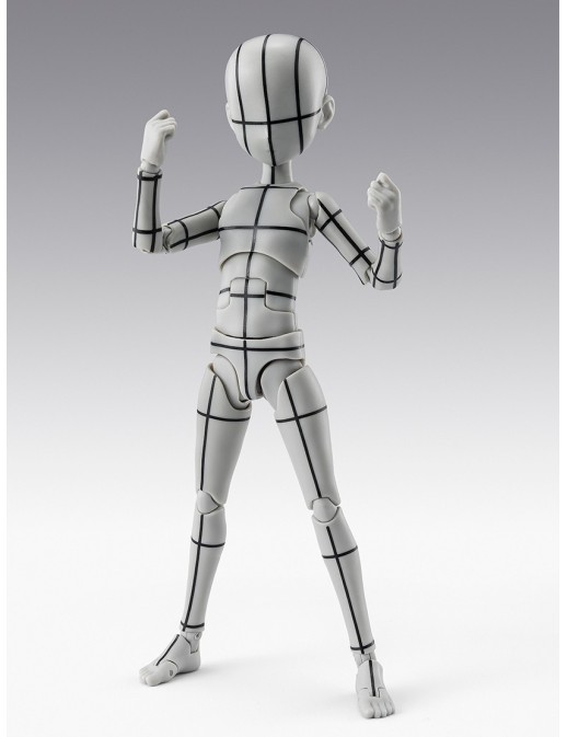 Bandai S.H. Figuarts Body-kun Sugimori Ken Wireframe Gray Color Version