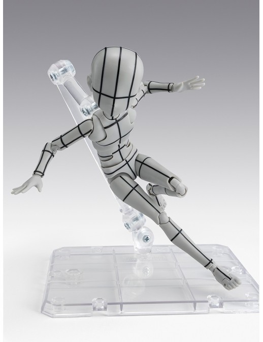 Bandai S.H. Figuarts Body-kun Sugimori Ken Wireframe Gray Color Version