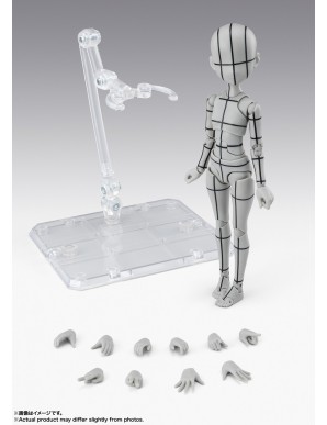 Bandai S.H. Figuarts Body-chan Sugimori Ken Wireframe Gray Color Version