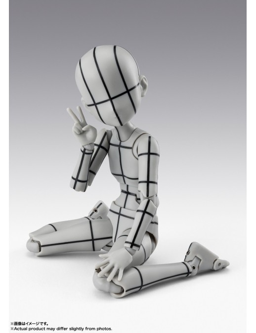 Bandai S.H. Figuarts Body-chan Sugimori Ken Wireframe Gray Color Version
