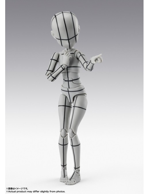 Bandai S.H. Figuarts Body-chan Sugimori Ken Wireframe Gray Color Version