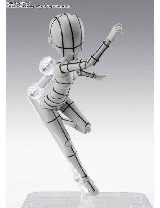 Bandai S.H. Figuarts Body-chan Sugimori Ken Wireframe Gray Color Version