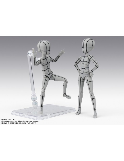 Bandai S.H. Figuarts Body-chan Sugimori Ken Wireframe Gray Color Version