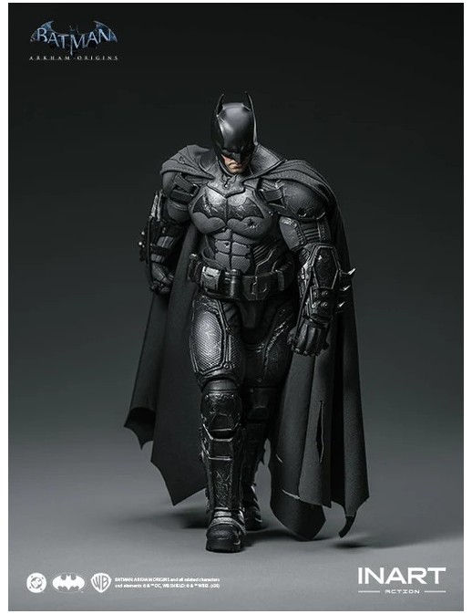 InArt Batman Arkham Origins Batman Battle Damaged Version 1/12 Scale Action Figure