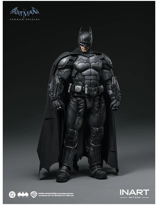 InArt Batman Arkham Origins Batman Battle Damaged Version 1/12 Scale Action Figure