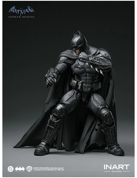 InArt Batman Arkham Origins Batman Battle Damaged Version 1/12 Scale Action Figure