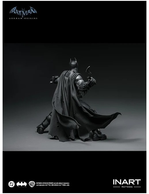 InArt Batman Arkham Origins Batman Battle Damaged Version 1/12 Scale Action Figure