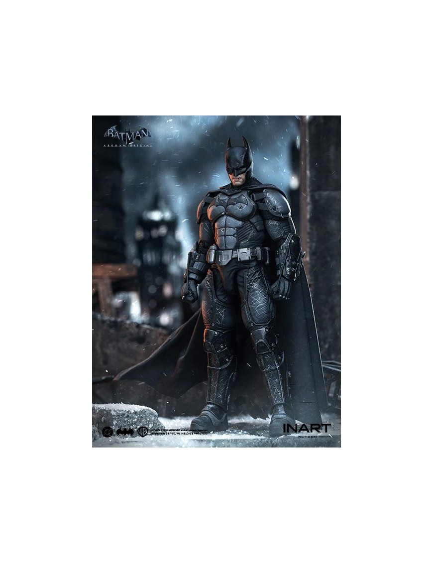 InArt Batman Arkham Origins Batman Battle Damaged Version 1/12 Scale Action Figure
