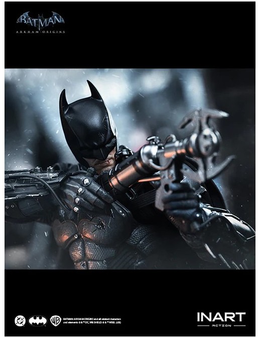 InArt Batman Arkham Origins Batman Battle Damaged Version 1/12 Scale Action Figure