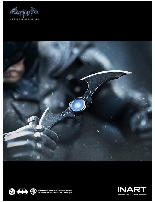 InArt Batman Arkham Origins Batman Battle Damaged Version 1/12 Scale Action Figure