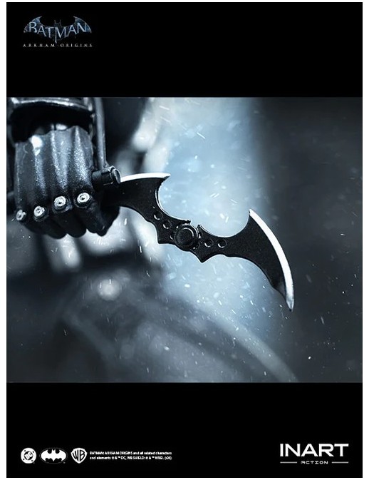 InArt Batman Arkham Origins Batman Battle Damaged Version 1/12 Scale Action Figure