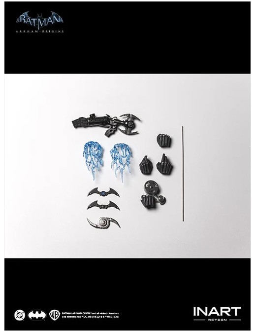 InArt Batman Arkham Origins Batman Battle Damaged Version 1/12 Scale Action Figure