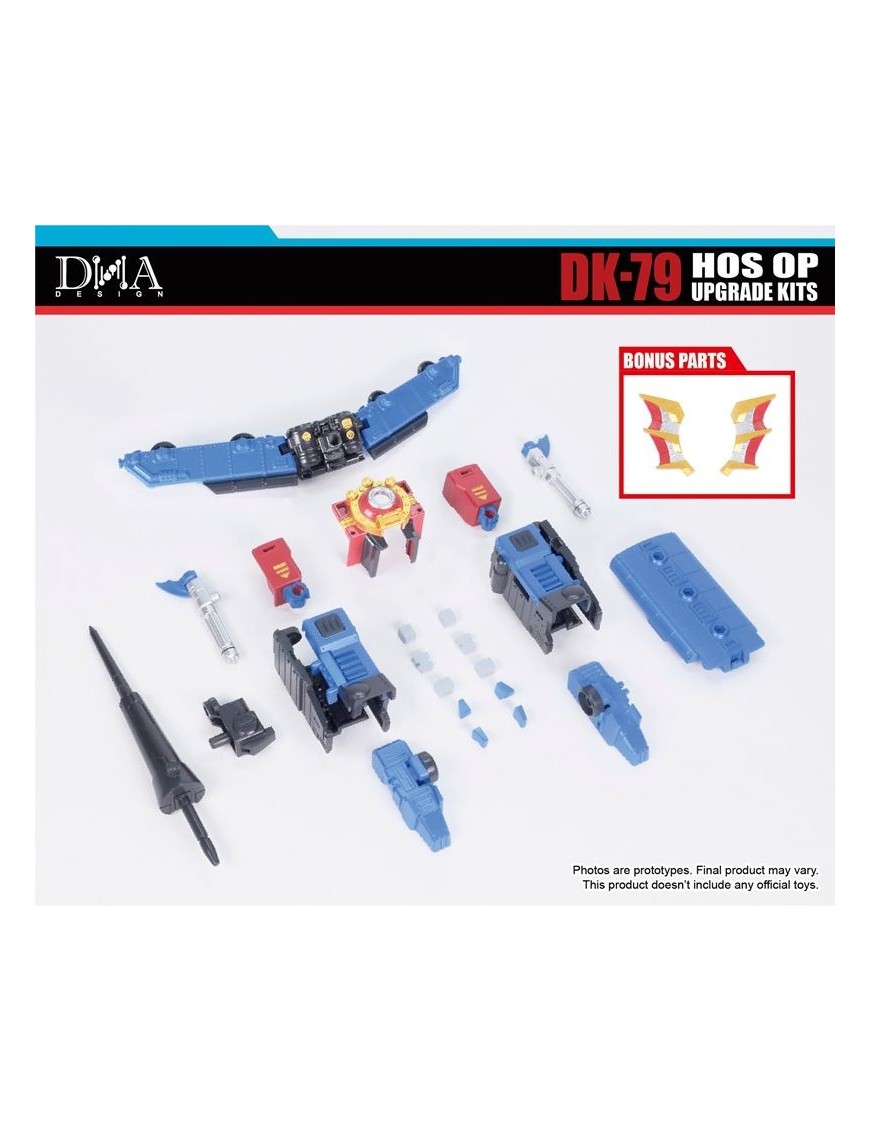 DNA Design DK-79 Upgrade Kits for Transformers: Heart of Steel Optimus Prime + Bonus Part for Starscream
