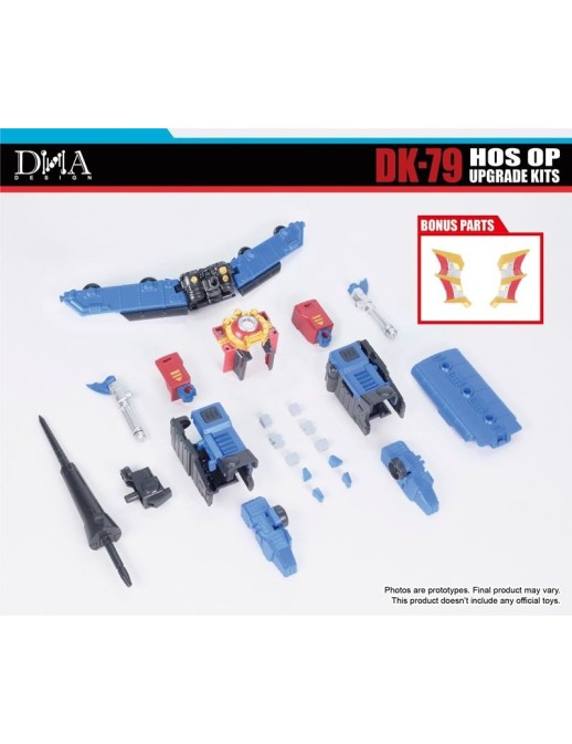 DNA Design DK-79 Upgrade Kits for Transformers: Heart of Steel Optimus Prime + Bonus Part for Starscream