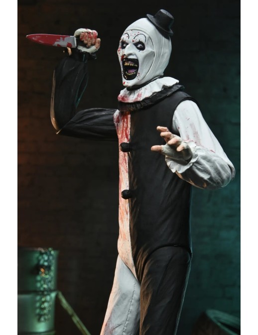 Neca Terrifier 2 Art the Clown Blood Splattered