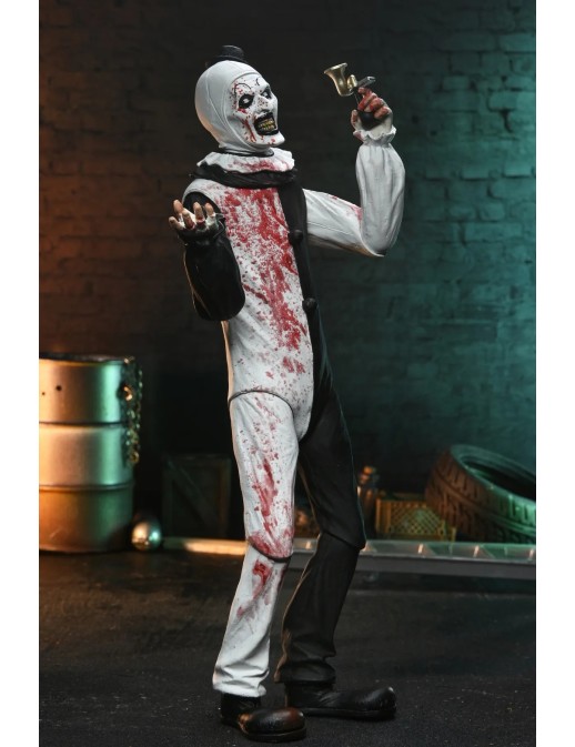 Neca Terrifier 2 Art the Clown Blood Splattered