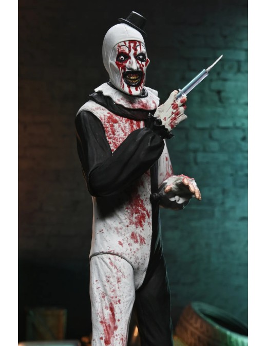 Neca Terrifier 2 Art the Clown Blood Splattered