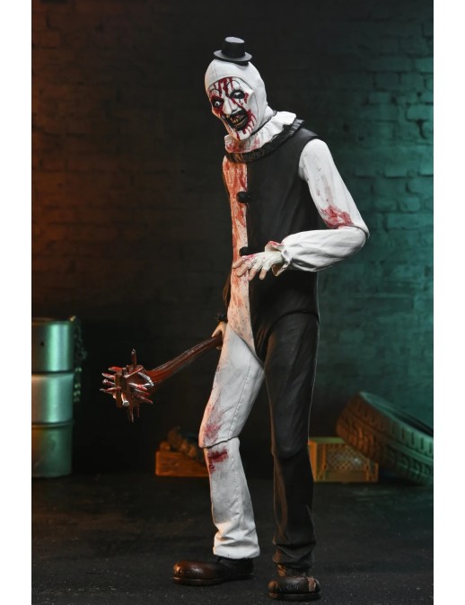 Neca Terrifier 2 Art the Clown Blood Splattered