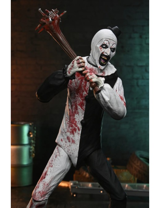 Neca Terrifier 2 Art the Clown Blood Splattered