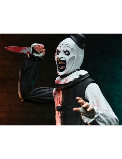 Neca Terrifier 2 Art the Clown Blood Splattered