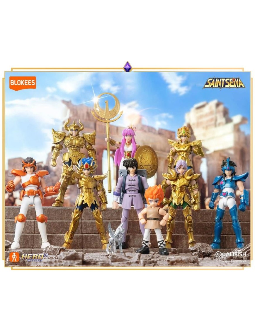 Blokees Saint Seiya Galaxy Version 03 Gold Zodiac Box of 9 Random Model Kits