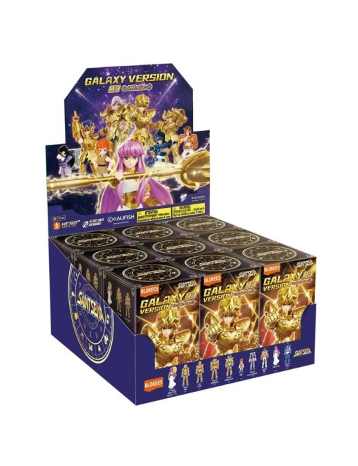 Blokees Saint Seiya Galaxy Version 03 Gold Zodiac Box of 9 Random Model Kits