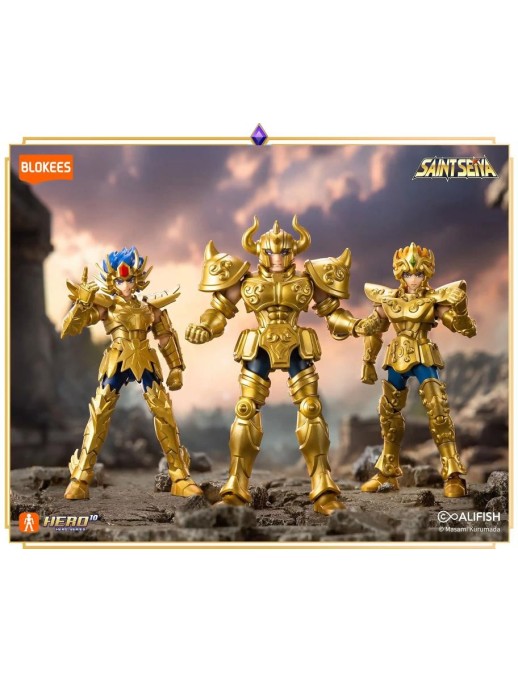 Blokees Saint Seiya Galaxy Version 03 Gold Zodiac Box of 9 Random Model Kits