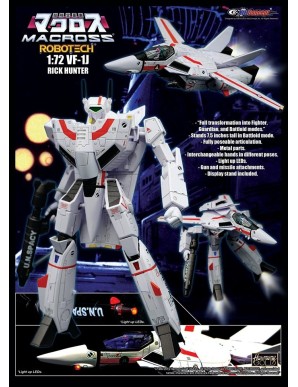 KitzConcept's Robotech VF-1J Valkyrie Rick Hunter 1/72 Scale Figure