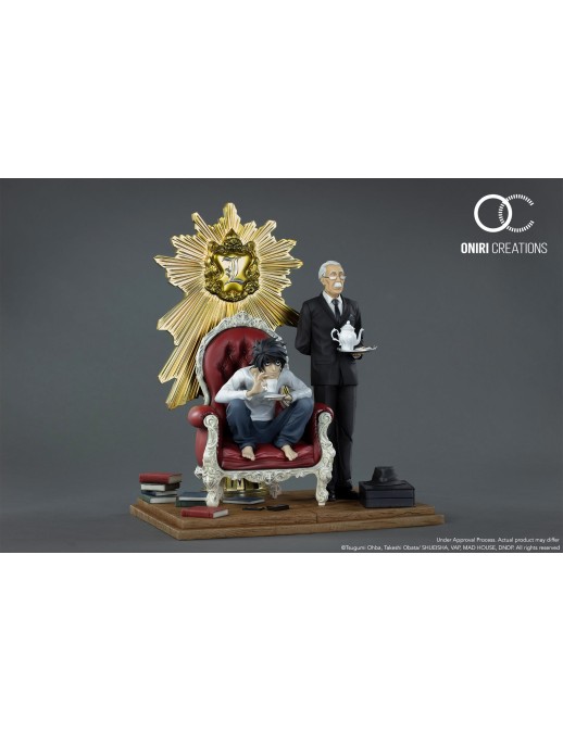 Oniri Creations Death Note L & Watari 1/6 Statue Figure 999pcs Worldwide