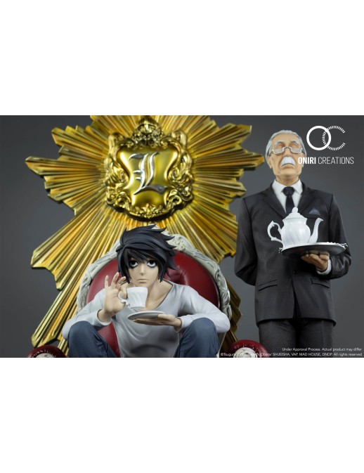 Oniri Creations Death Note L & Watari 1/6 Statue Figure 999pcs Worldwide