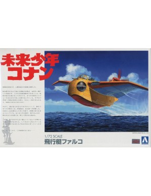 Aoshima Plamo Future Boy Conan Flying Boat Falco 1/72 Scale Model Kit