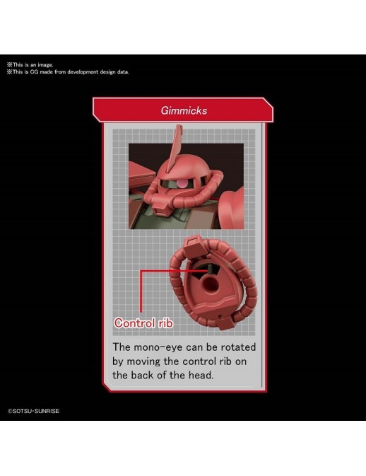 Bandai High Grade HGUC 1/144 Mobile Suit Gundam MS-06S Zaku II