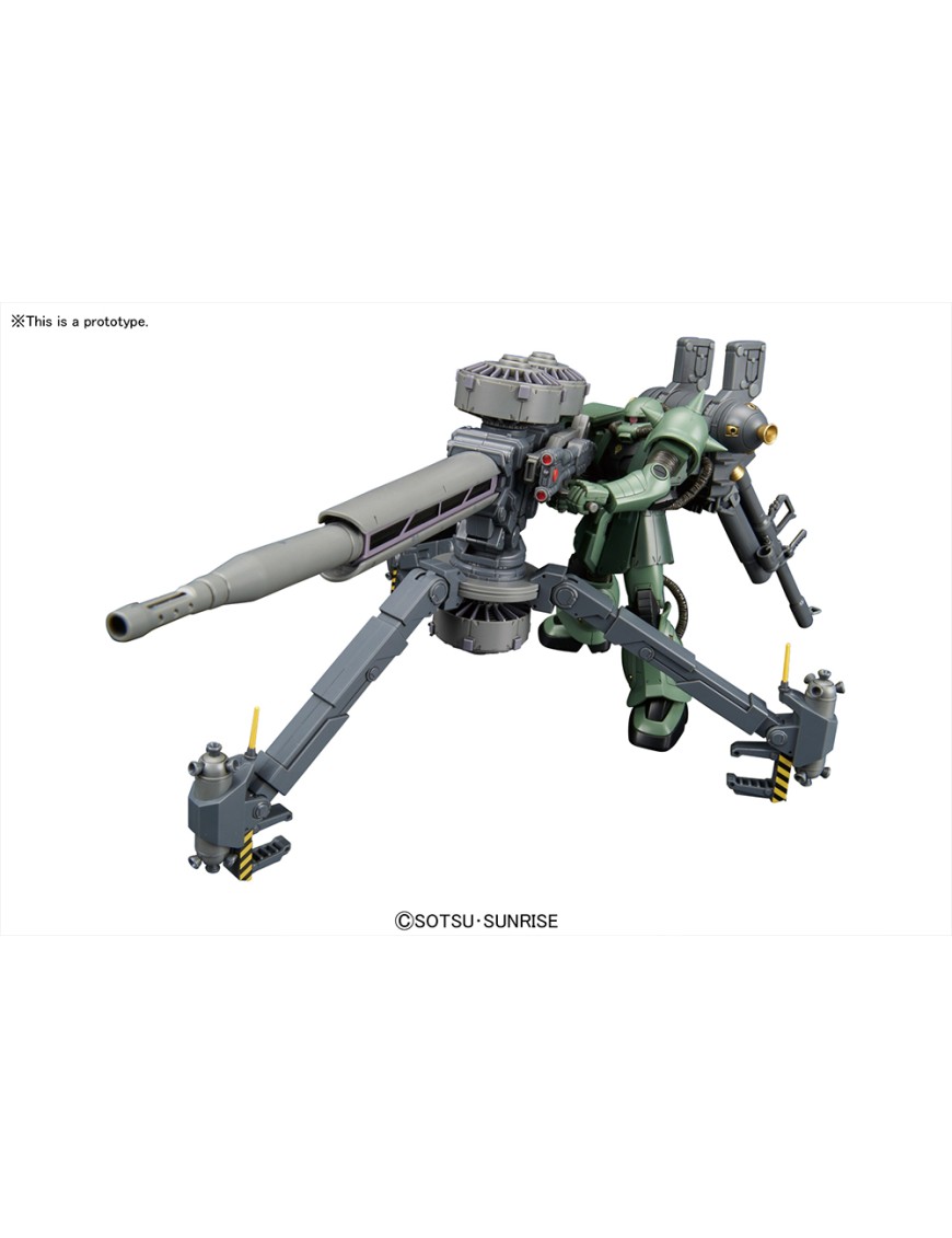 Bandai High Grade HG 1/144 Mobile Suit Gundam MS-06 Zaku II + Big Gun Set Thunderbolt Version