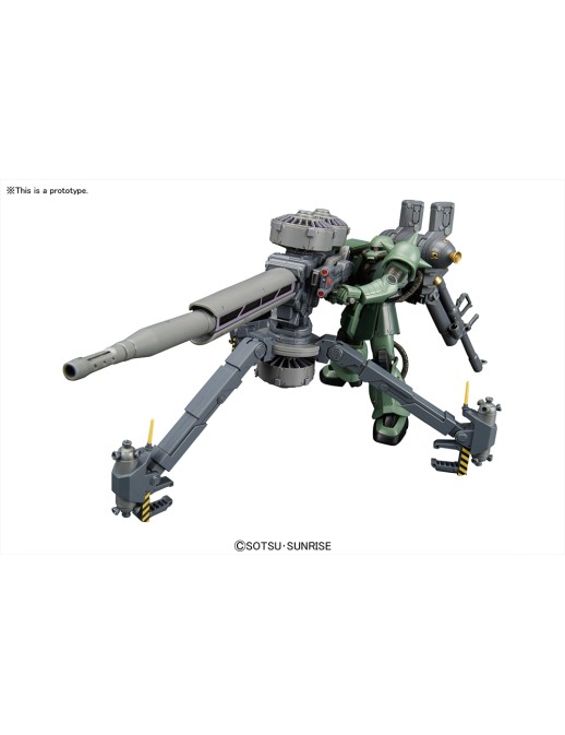Bandai High Grade HG 1/144 Mobile Suit Gundam MS-06 Zaku II + Big Gun Set Thunderbolt Version