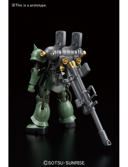 Bandai High Grade HG 1/144 Mobile Suit Gundam MS-06 Zaku II + Big Gun Set Thunderbolt Version