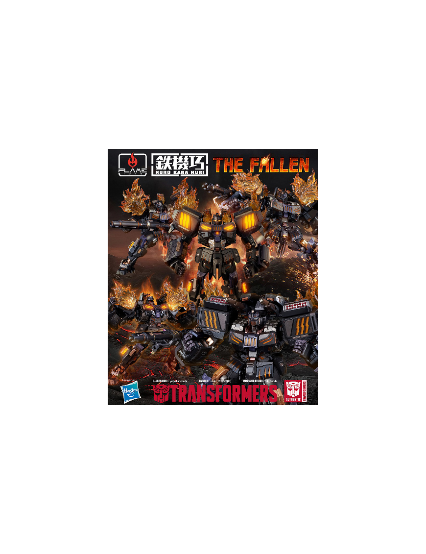 Flame Toys Kuro Kara Kuri 07 Series Transformers The Fallen