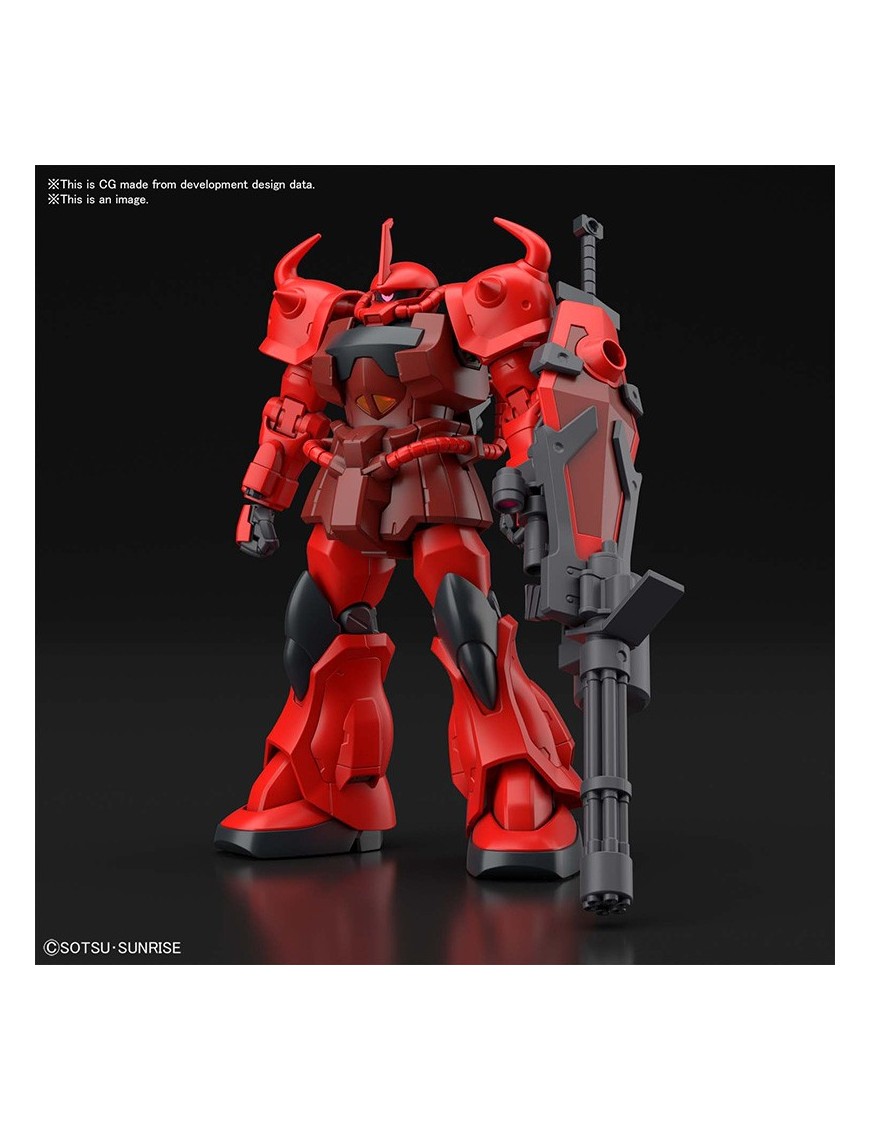 Bandai High Grade HGGB 1/144 Mobile Suit Gundam Gouf Crimson Custom
