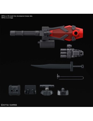 Bandai High Grade HGGB 1/144 Mobile Suit Gundam Gouf Crimson Custom