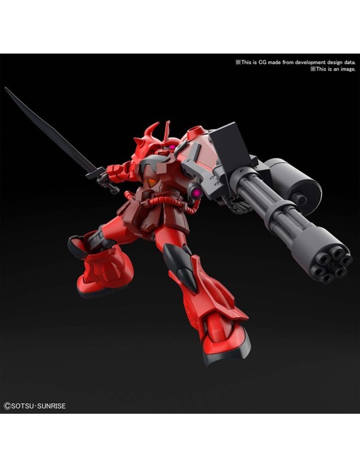 Bandai High Grade HGGB 1/144 Mobile Suit Gundam Gouf Crimson Custom