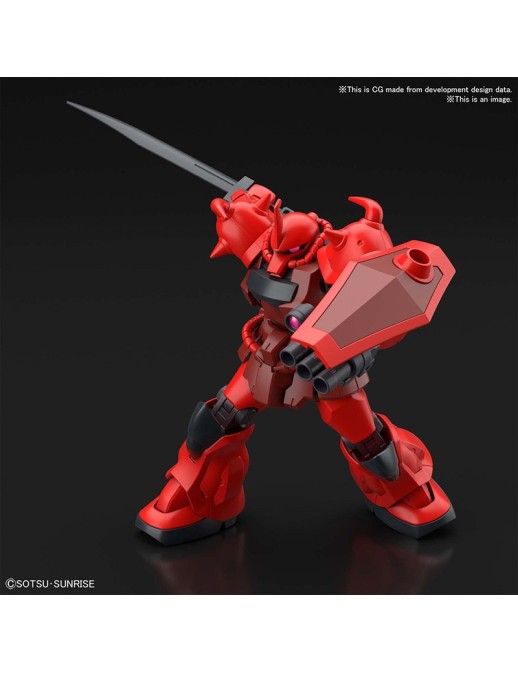 Bandai High Grade HGGB 1/144 Mobile Suit Gundam Gouf Crimson Custom