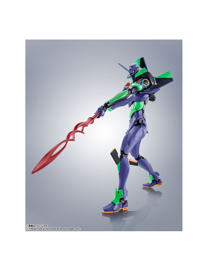 Bandai Robot Damashi Rebuild of Evangelion Unit-01 & Spear of Cassius Renewal Color Edition Bandai Robot Damashi Rebuild of Evangelion Unit-01 & Spear of Cassius Renewal Color Edition